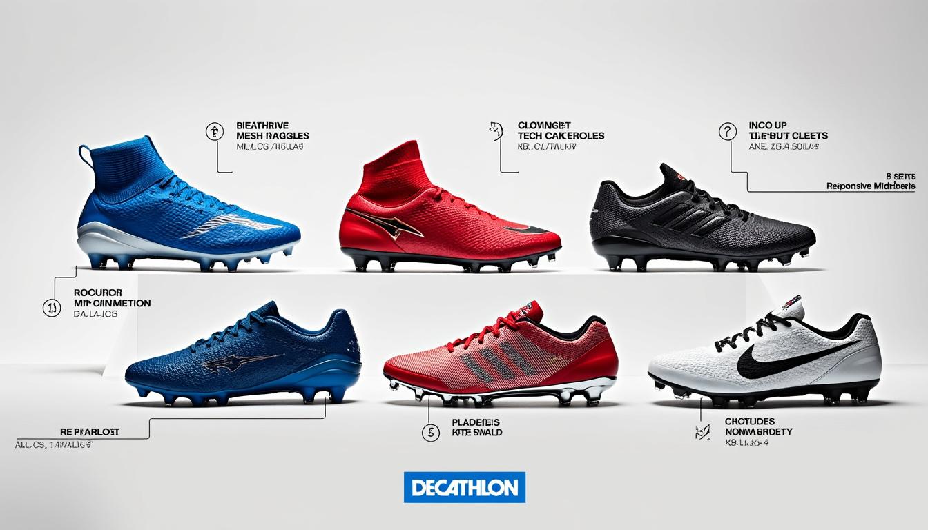 découvrez les dernières innovations en matière de crampons de rugby chez decathlon, conçues pour offrir un confort maximal sur le terrain. améliorez vos performances grâce à des technologies de pointe et un design ergonomique qui s'adapte à vos besoins. explorez notre gamme dès maintenant !