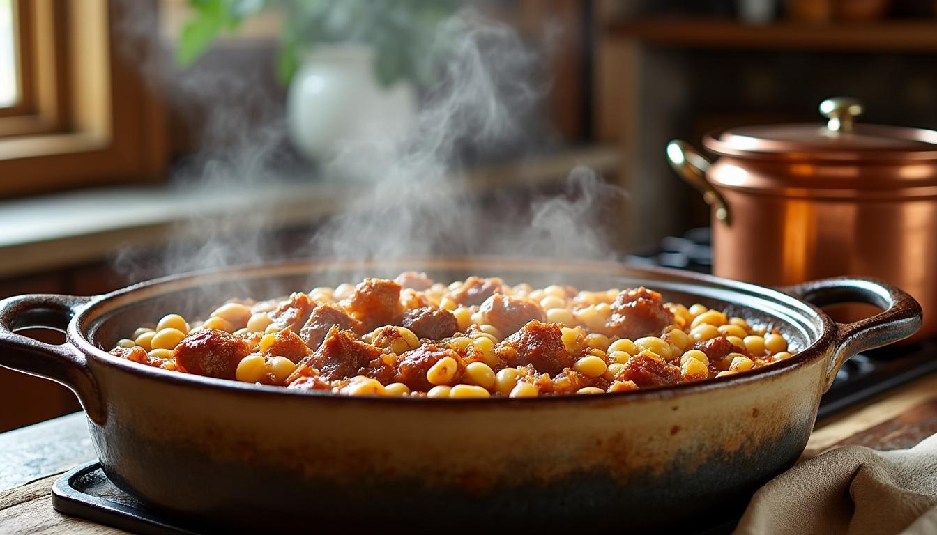 découvrez les secrets du célèbre cassoulet de castelnaudary, révélés par les chefs du raynal et roquelaure. plongez dans l'art culinaire français et apprenez les astuces pour préparer ce plat emblématique, alliant tradition et authenticité.
