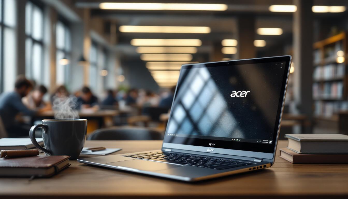 découvrez l'ordinateur portable acer 14 pouces à longue autonomie, parfait pour les étudiants. léger, performant et durable, il accompagne vos journées de cours sans interruption.