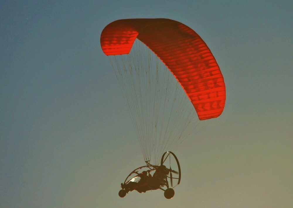 Parachute motorisé