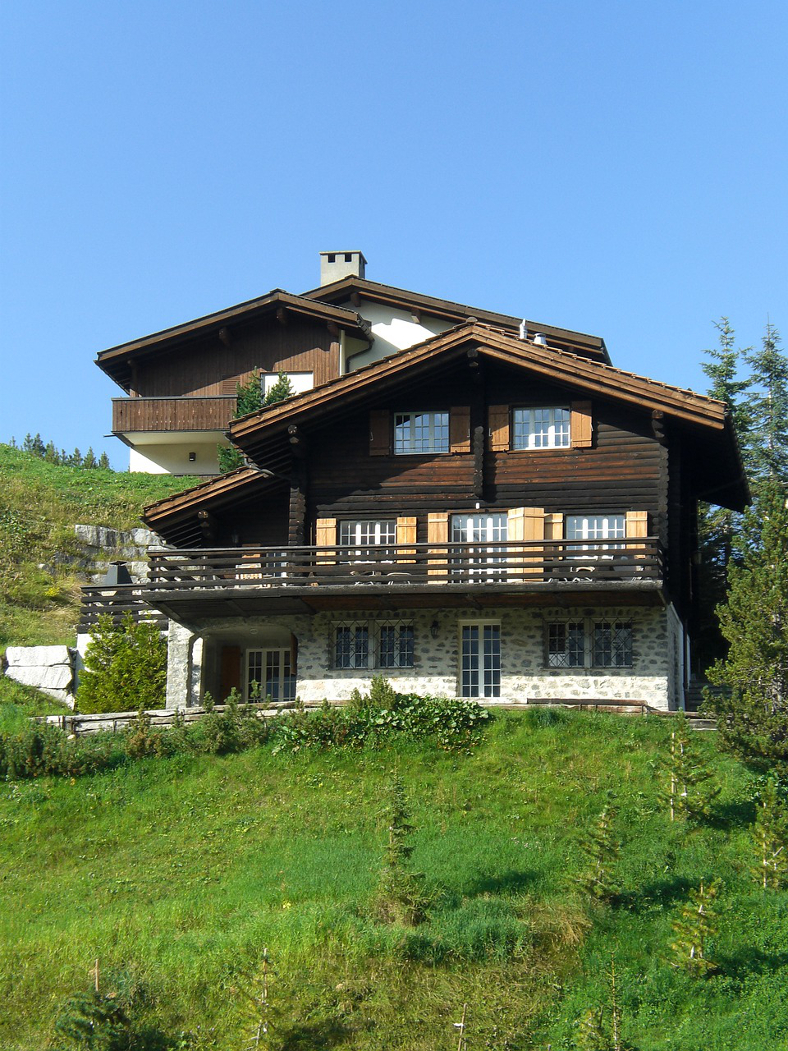 maison à la montagne